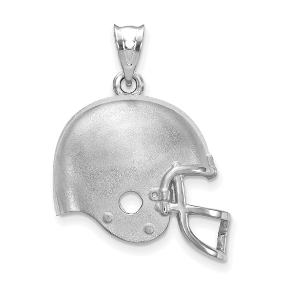 Sterling Silver Cleveland Browns Football Helmet Logo Pendant Sterling Silver Cleveland Browns Football Helmet Logo Pendant